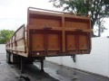 1987 Brown Hyster 3-axel Dropside Trailer
